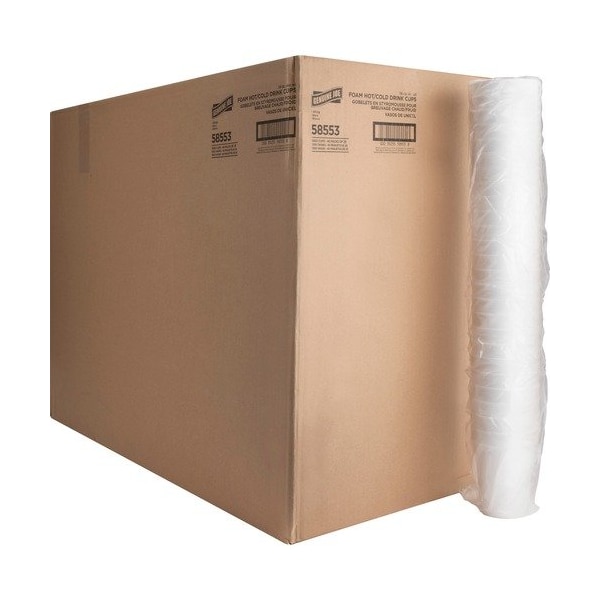 Genuine Joe FOAM CUPS, 14 OZ., WHITE, 40PK GJO58553 - main